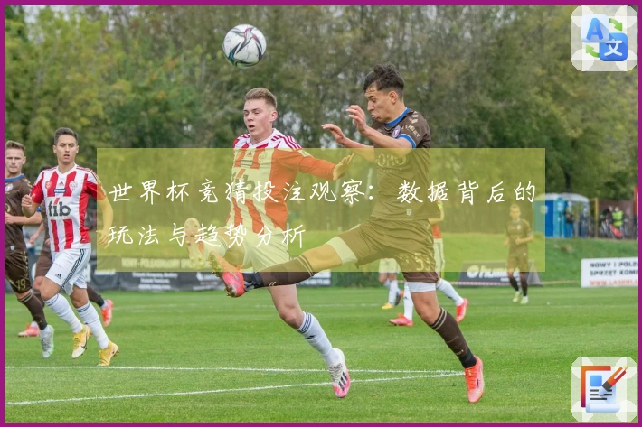 世界杯竞猜投注观察：数据背后的玩法与趋势分析